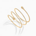 Belle Vante 18K Yellow Gold Full Diamond Twist Bracelet
