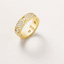 Belle Vante LOVE Ring Classic Model Paved 6 Diamonds