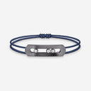 Move Titanium Diamond Cord Bracelet Medium 0.24ct