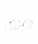 Belle Vante Oval Eyeglasses Metal Light Gold