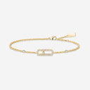 Move Uno Pavé Bracelet Medium Model Belle Vante Yellow Gold Diamonds