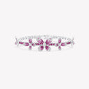 Belle Vante Butterfly Ruby, Pink Sapphire and Diamond Bracelet