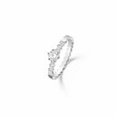 Belle Vante Bee de Solitaire Ring White Gold Diamond 0.50ct