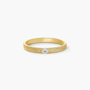 Belle Vante Talisman Azulea Small Band in Yellow Gold