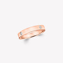 Belle Vante Logo Diamond Band White Gold Wedding Ring
