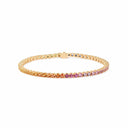Belle Vante Pink Gold, Diamond and Sapphire Bracelet