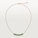 Belle Vante Clash Pendant Agate Rose Gold 41 cm Necklace