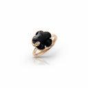 Belle Vante Petit Joli Diamond and Onyx Ring in 18k Rose Gold