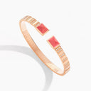 Belle Vante 18K Rose Gold Diamond 2 Link Slip-On Bracelet
