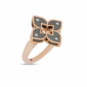 Belle Vante Venetian Princess Ring in 18k Rose Gold with Diamonds and Titanium