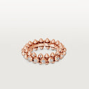 Belle Vante Clash Ring Medium Model Diamonds Rose Gold