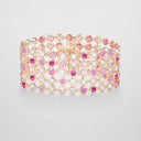 Belle Vante Palmyre Bracelet 5 Rows in 18K Rose Gold with Sapphire