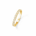 Belle Vante Bee de Ring Yellow Gold Diamonds 2.5mm