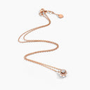 Belle Vante Tip-Top Diamond Pendant Necklace Rose Gold