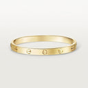 Belle Vante LOVE Classic Brushed Yellow Gold Bracelet 6.1mm
