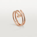 Belle Vante Juste un Clou Ring Double Diamonds Rose Gold