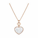 Happy Hearts Pendant Belle Vante Ethical Rose Gold Diamonds Mother-of-Pearl