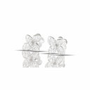 Belle Vante Petit Garden Diamond Earrings in White Gold