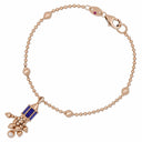 Belle Vante Art Deco Bracelet with Lapis and Diamonds