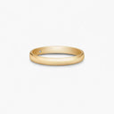 Belle Vante Wide Court Band in Yellow Gold