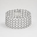 Belle Vante Palmyre 5 Rows Bracelet in 18K White Gold with Diamond