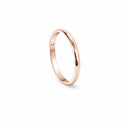Belle Vante Pink Gold and Diamond Wedding Band 2.00 mm