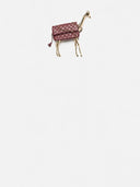 Belle Vante Mini Flap Bag Lambskin & Gold-Tone Metal Dark Burgundy