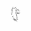 Belle Vante Platinum and Solitaire Diamond Engagement Ring