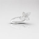 Belle Vante Petit Garden Diamond Ring in White Gold