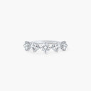 Belle Vante Arpeggia One Row Diamond Ring in White Gold