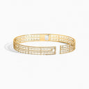 Belle Vante Avenues Hinged Necklace Yellow Gold Diamond