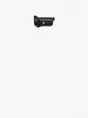 Belle Vante Flap Bag Lambskin & Gold-Tone Metal Black