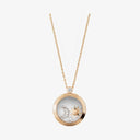 Happy Sun Moon and Stars Pendant Diamond Ethical Rose Gold
