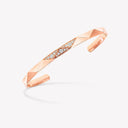 Belle Vante Laurence Signature Faceted Diamond Bangle