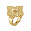 Belle Vante Venetian Princess Ring in 18k Yellow Gold with Diamonds