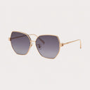 Ice Cube Sunglasses Shiny Rose Gold Smoke