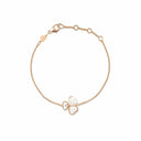 Happy Hearts Wings Bracelet Ethical Rose Gold Diamond Mother-of-Pearl