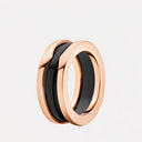 B.zero1 Ring Belle Vante Ethical Rose Gold Black Ceramic