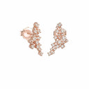 Belle Vante Pink Gold and Diamonds Earrings