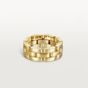 Belle Vante Maillon Panthère Ring Three Rows Yellow Gold