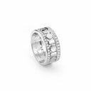 Belle Vante White Gold and Diamonds Band Ring 8.3 mm