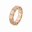 Belle Vante Art Deco Ring in 18k Rose Gold with Diamonds