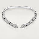 Belle Vante Panthère Torque Necklace Articulated Paved White Gold