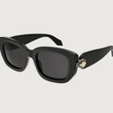 Belle Vante Ethical Serpenti Rectangular Sunglasses Black