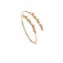Belle Vante Yellow Gold Bracelet with Brown Diamonds Sapphires and Opals