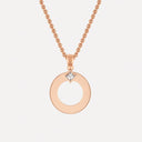 Belle Vante Bvlgari Necklace Rose Gold Diamond