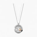 Happy Sun Moon and Stars Pendant Diamond Ethical White Gold