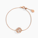 Belle Vante Rose Gold Diamond Chain Bracelet