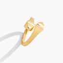 Belle Vante Cleo Full Gold Midi Ring Yellow Gold