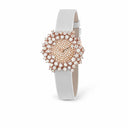 Belle Vante 18K Pink Gold Watch with Diamonds and Pavé Dial